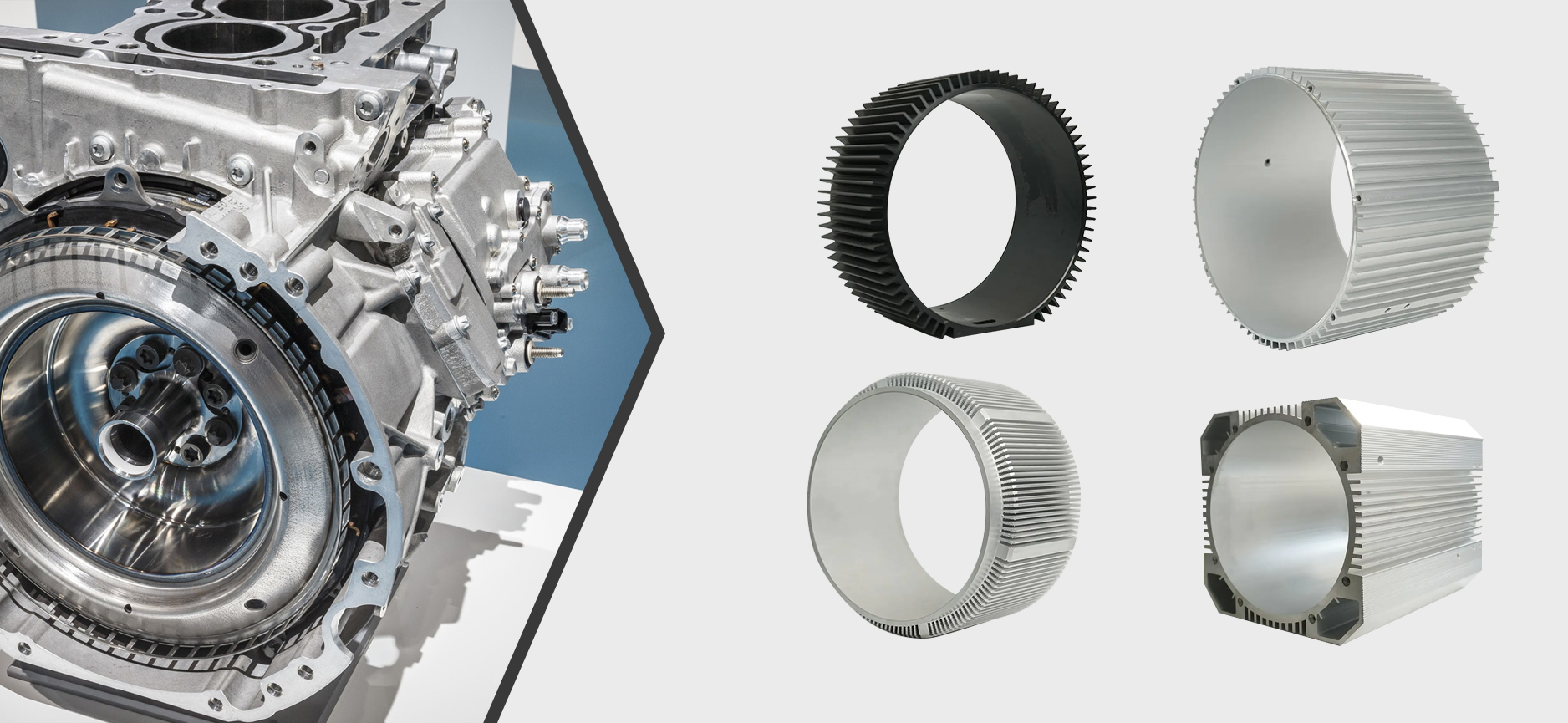 Diameter Dalam Aluminium Motor Housing 261-350